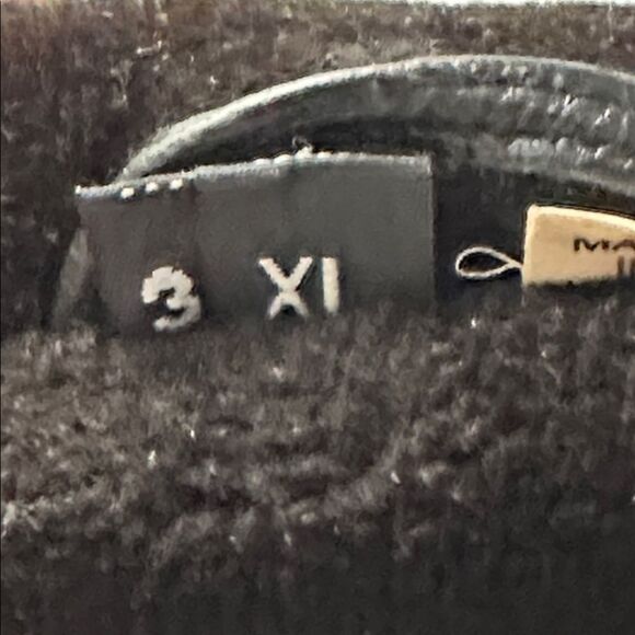 Inivia Leather Men’s 3XL Black Genuine Leather Shearling Aviator Bomber Jacket - Picture 12 of 16